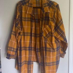 Flannel button down shirt